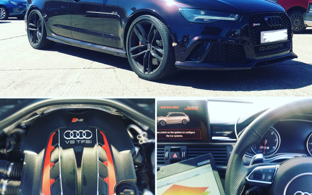 Audi RS6 4.0L V8 Remap with Pops and Bangs (crackle map)