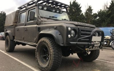 Defender 130 Crew Cab in for a Empire Tuning Remap